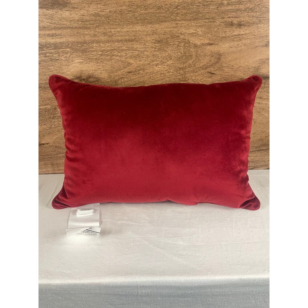 Howdy Home Texas Flag HOME Decorative Accent Pillow 14x20 Red White Blue - Picture 2 of 7